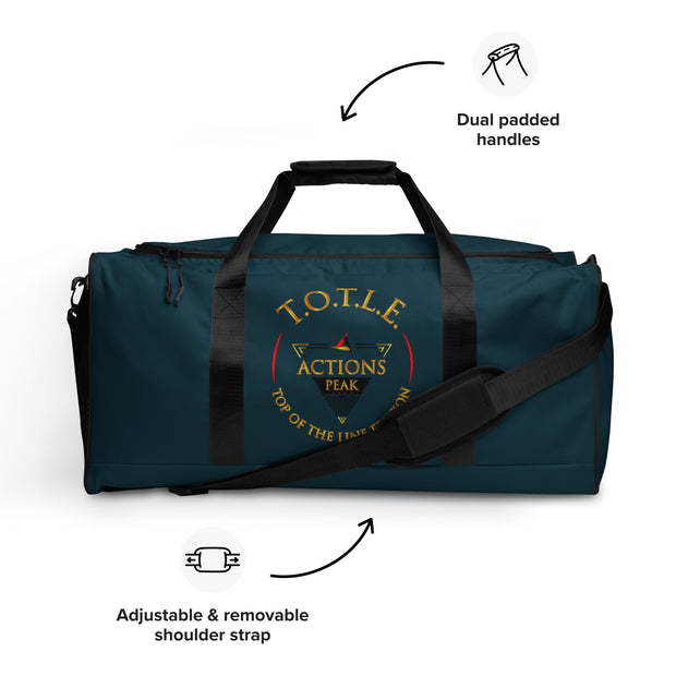 TOP OF THE LINE EDITION BLUE WHALE BIG DUFFEL BAG