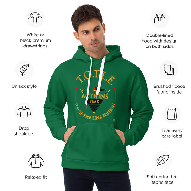 TOP OF THE LINE EDITION 2024 GREEN HOODIE