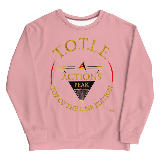 TOP OF THE LINE EDITION 2024 UNISEX PINK SWEATER