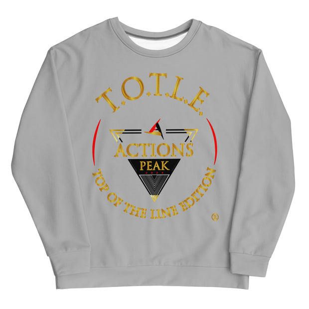 TOP OF THE LINE EDITION 2024 UNISEX GREY SWEATER