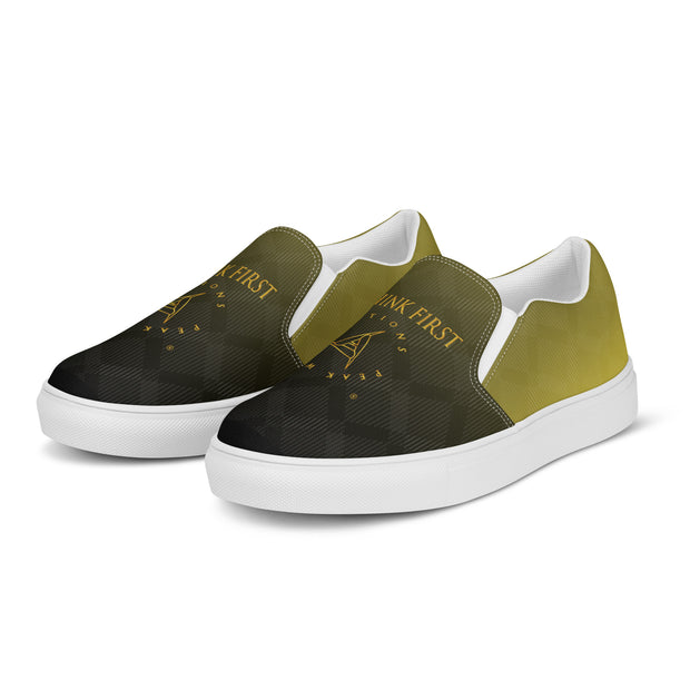 THINK F1RST 2024 GRADIENT UNISEX SLIP-ON CANVAS SHOES