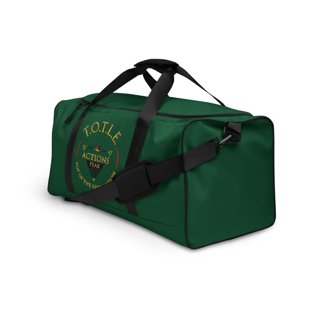 TOP OF THE LINE EDITION GREEN BIG DUFFEL BAG