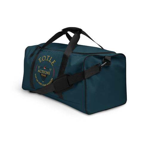 TOP OF THE LINE EDITION BLUE WHALE BIG DUFFEL BAG