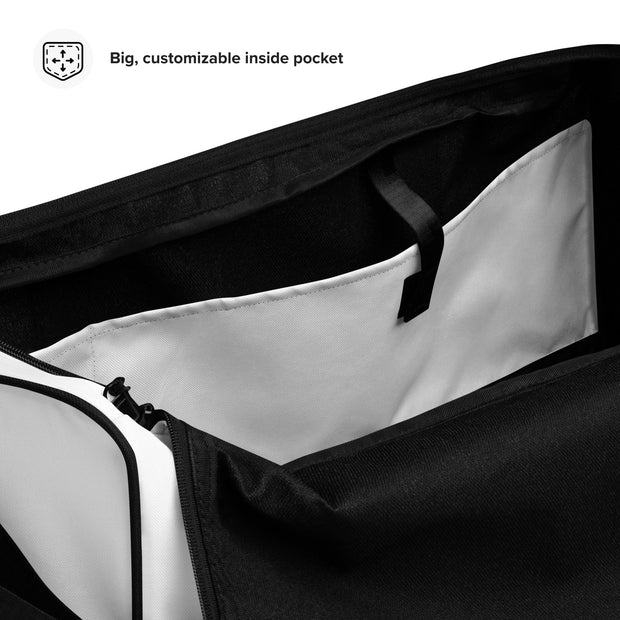 TOP OF THE LINE EDITION WHITE BIG DUFFEL BAG