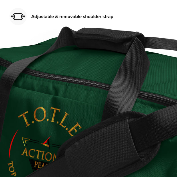 TOP OF THE LINE EDITION GREEN BIG DUFFEL BAG