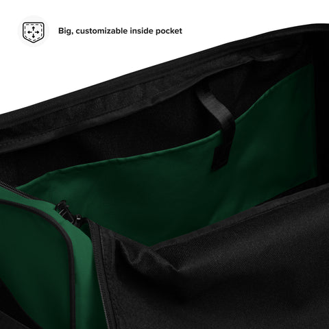 TOP OF THE LINE EDITION GREEN BIG DUFFEL BAG