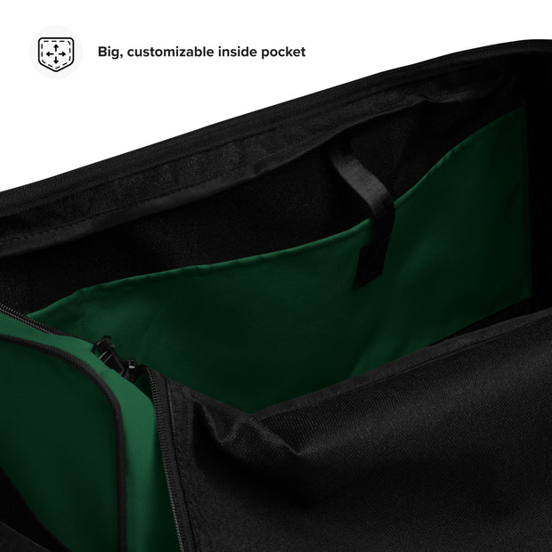 TOP OF THE LINE EDITION GREEN BIG DUFFEL BAG