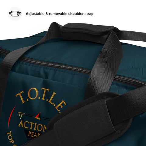 TOP OF THE LINE EDITION BLUE WHALE BIG DUFFEL BAG