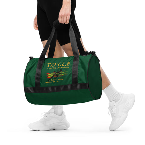 TOP OF THE LINE EDITION RUNNER GREEN DUFFEL BAG