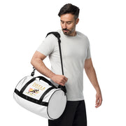 TOP OF THE LINE EDITION RUNNER WHITE DUFFEL BAG