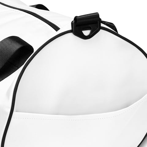 TOP OF THE LINE EDITION RUNNER WHITE DUFFEL BAG