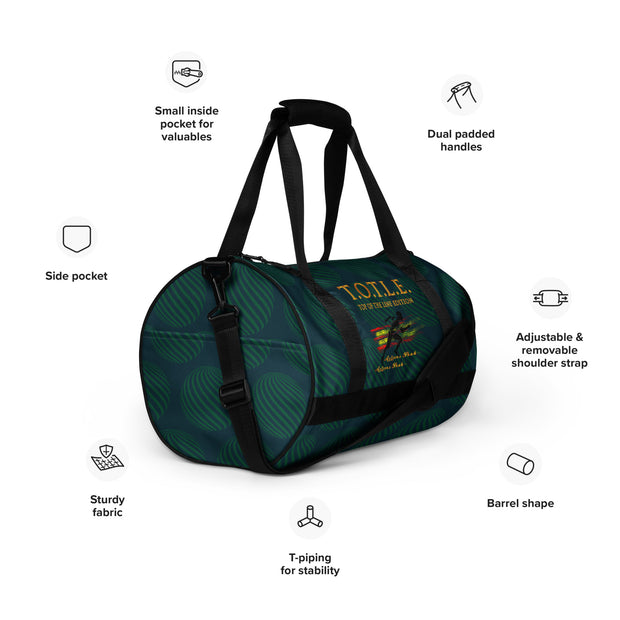 TOP OF THE LINE EDITION RUNNER BLUE WHALE DUFFEL BAG