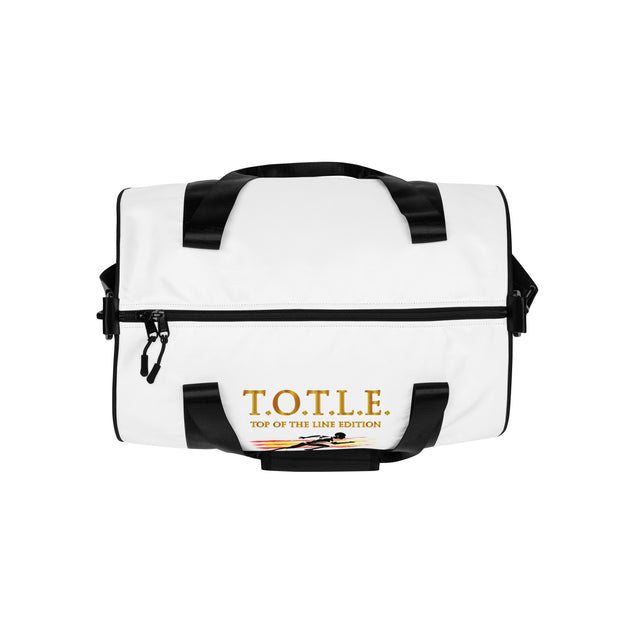 TOP OF THE LINE EDITION RUNNER WHITE DUFFEL BAG