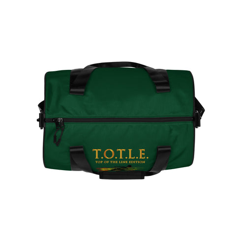 TOP OF THE LINE EDITION RUNNER GREEN DUFFEL BAG