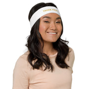 THINK F1RST WHITE UNISEX HEADBAND