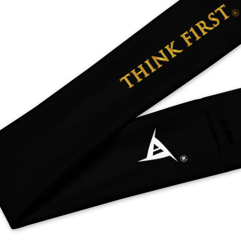 THINK F1RST BLACK UNISEX HEADBAND