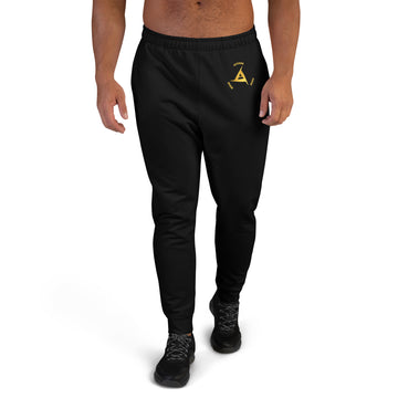 WEAR ACTIONS PEAK MEN'S PREMIUM PERFORMANCE BLACK JOGGER PANTS