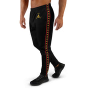 MEN'S PREMIUM GOLD & RED ON BLACK JOGGER