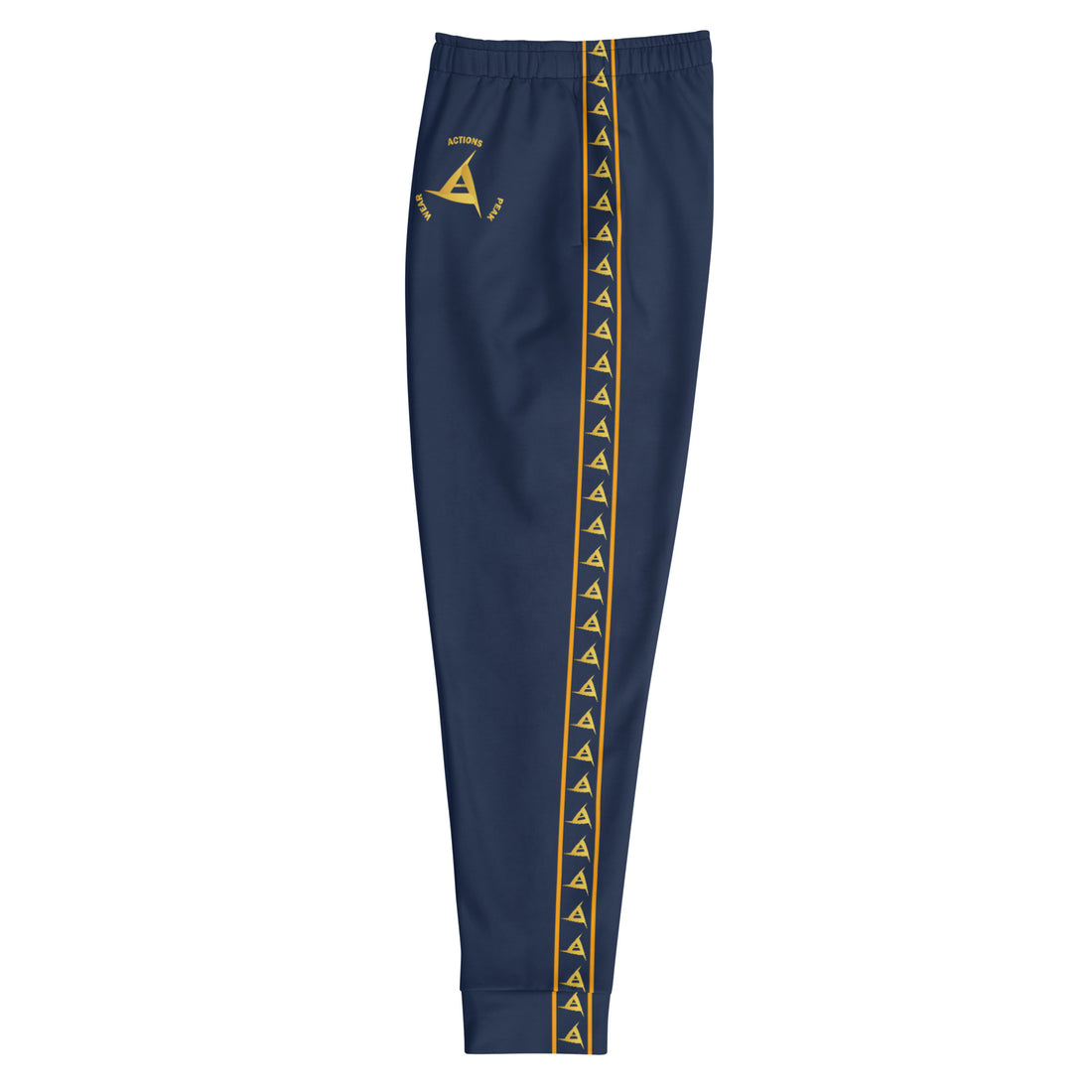 WEAR ACTIONS PEAK MEN'S PREMIUM PERFORMANCE NAVY JOGGER PANTS