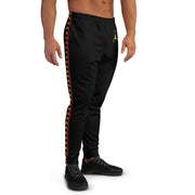 MEN'S PREMIUM GOLD & RED ON BLACK JOGGER