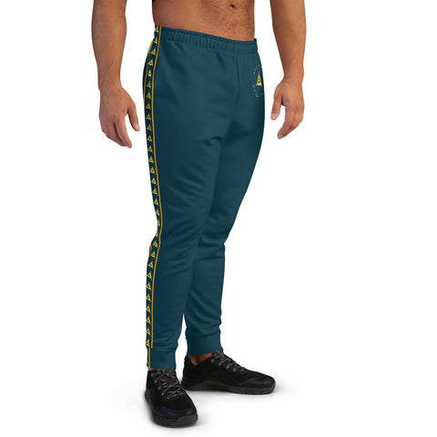 MEN'S PREMIUM GOLD ON BLUE WHALE JOGGER