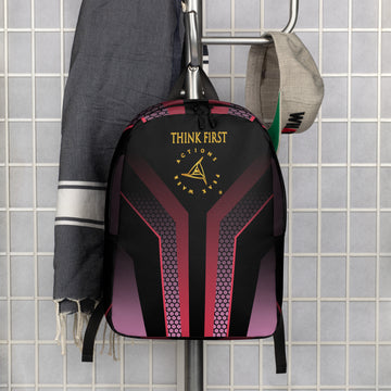 THINK F1RST GEOMETRIC MINIMALIST BACKPACK