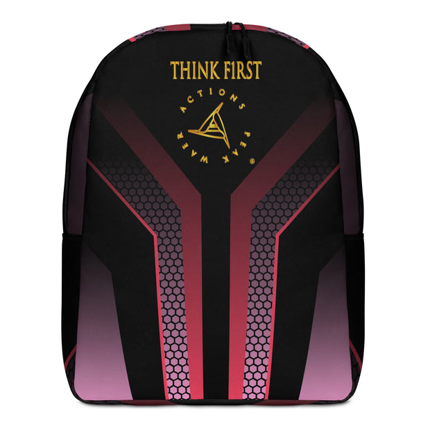 THINK F1RST GEOMETRIC MINIMALIST BACKPACK