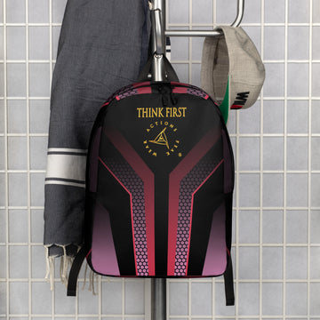 THINK F1RST GEOMETRIC MINIMALIST BACKPACK