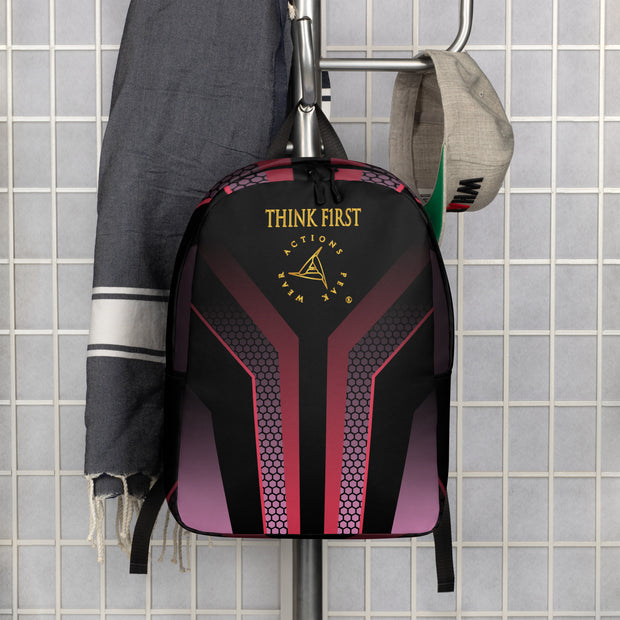 THINK F1RST 2025 GEOMETRIC MINIMALIST BACKPACK