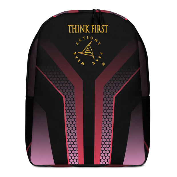 THINK F1RST 2025 GEOMETRIC MINIMALIST BACKPACK