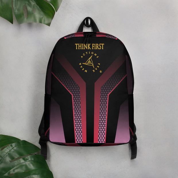 THINK F1RST 2025 GEOMETRIC MINIMALIST BACKPACK