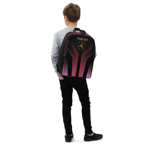 THINK F1RST GEOMETRIC MINIMALIST BACKPACK
