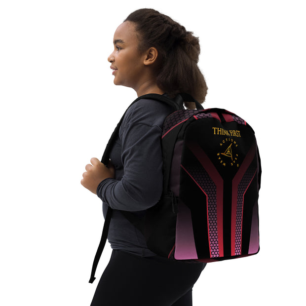 THINK F1RST 2025 GEOMETRIC MINIMALIST BACKPACK