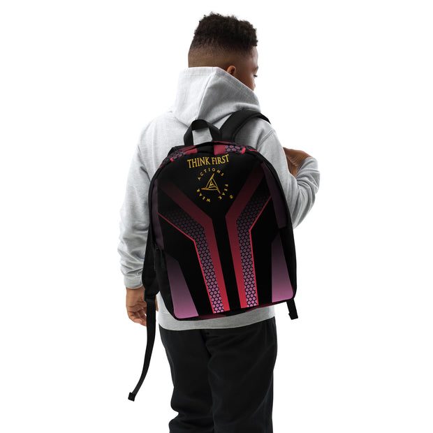 THINK F1RST 2025 GEOMETRIC MINIMALIST BACKPACK