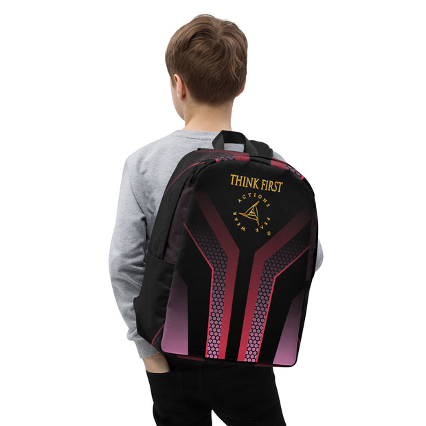 THINK F1RST 2025 GEOMETRIC MINIMALIST BACKPACK