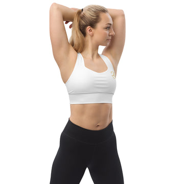 WEAR ACTIONS PEAK WHITE SPORTS BRA