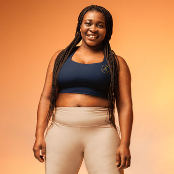 WEAR ACTIONS PEAK NAVY SPORTS BRA