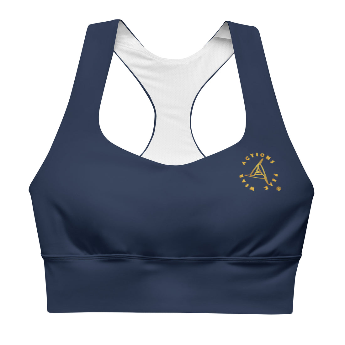 WEAR ACTIONS PEAK NAVY SPORTS BRA
