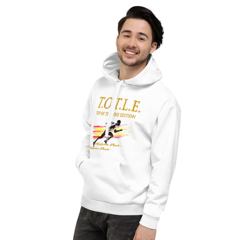 TOP OF THE LINE EDITION UNISEX WHITE HOODIE