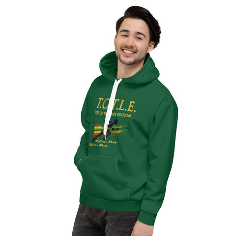 TOP OF THE LINE EDITION UNISEX GREEN HOODIE