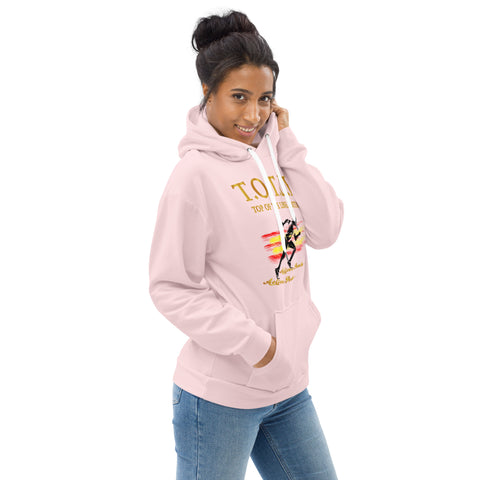 TOP OF THE LINE EDITION UNISEX PALE PINK HOODIE