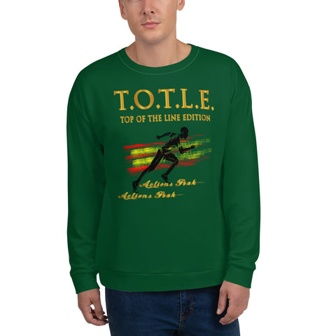 TOP OF THE LINE EDITION UNISEX GREEN SWEATSHIRT