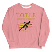 TOP OF THE LINE EDITION UNISEX PINK SWEATSHIRT