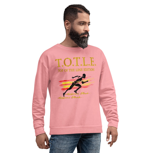 TOP OF THE LINE EDITION UNISEX PINK SWEATSHIRT