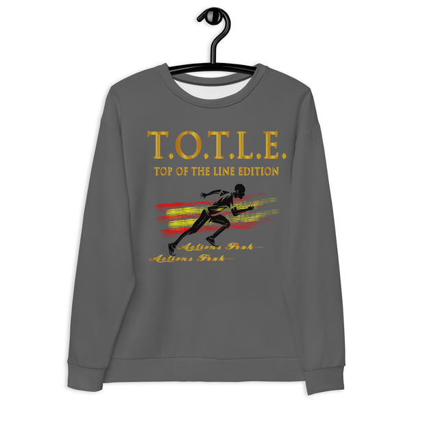 TOP OF THE LINE EDITION UNISEX GREY SWEATSHIRT