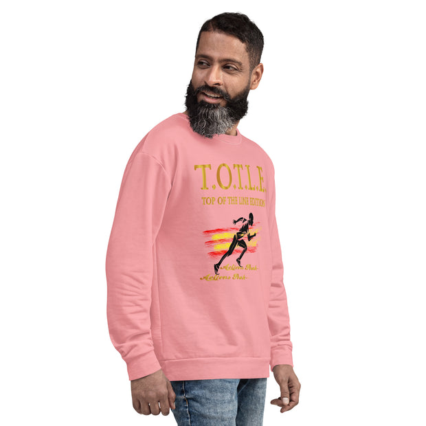 TOP OF THE LINE EDITION UNISEX PINK SWEATSHIRT