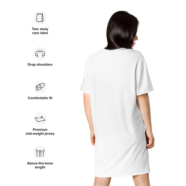 POWER 2025 WHITE TEE DRESS