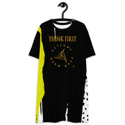 THINK F1RST 2024 PAINT SWATCHES WITH SPOTS TEE DRESS