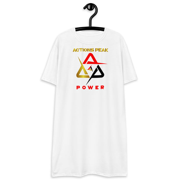 POWER 2025 WHITE TEE DRESS