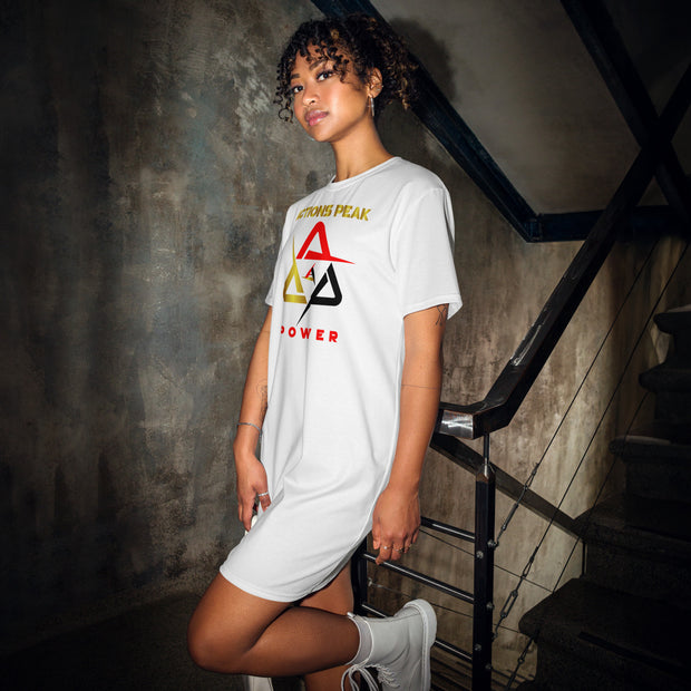 POWER 2025 WHITE TEE DRESS
